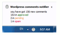 WordPress Comments Notification